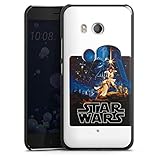DeinDesign Hard Case kompatibel mit HTC U11 Schutzhülle schwarz Smartphone Backcover Star Wars Episode IV Darth Vader