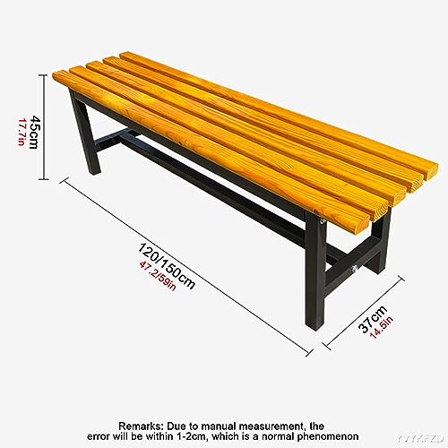Banc de terrasse en métal galvanisé résistant aux intempéries - 3