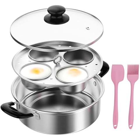 GSlife 304 Stainless Steel Egg Poacher Cover