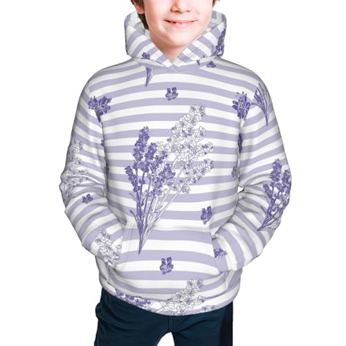 Summer Birds and Flowers Kid Hoodies Boys Sweatshirts Girls Pullover with Pocket3