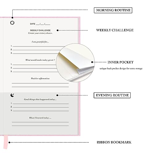 The Gratitude Journal - para mais atenção plena, felicidade, vibrações positivas, afirmações, produt