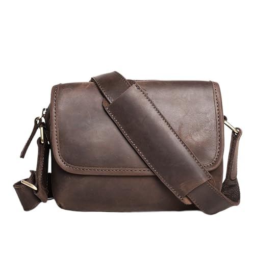 Sac à bandoulière mixte petit carré coffee pour ranger vos essentiels