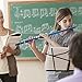 Ktaxon C Closed Hole Flute 16 Keys Flutes Kit for Students, Professionals & Beginner, Orchestra Musical Nickel Flute with Hard Case, Cleaning Rod, Cloth, Gloves (Blue)