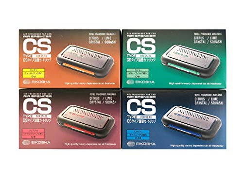 Air Spencer Cs-X3 Air Freshener Refill Cartridge, 4-Pack Bundle (4 Different Scents) #TOP1