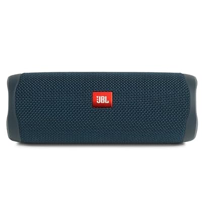 JBL FLIP 5, Waterproof Portable Bluetooth Speaker, Blue, 3.6 x 3.6 x 8.5