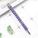 aigHOMnE 2 Pcs Pin Pen Weeding Pen Tool for Easy Weeding Vinyl, Quick Air Release Vinyl Weeding Pen, Retractable Weeding Pen Pin, Tint Tools Pen Pin Pinpen (2 Pcs Purple)