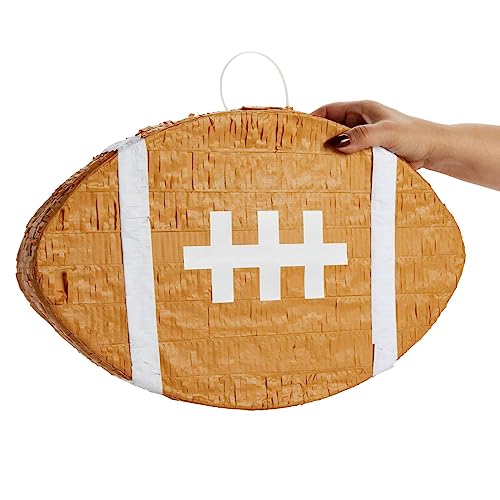 Football Pinata For Sports Party Decorations, Birthday Supplies For Boys (Small, 16.5 X 2.9 X 10.6 In) #TOP13