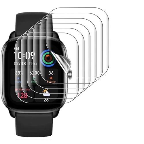 Snailcanfly Película de hidrogel 5pcs para Amazfit GTS 3 1.75' Smart Watch Protector de pantalla Transparente TPU Sensible al tacto, de alta definición