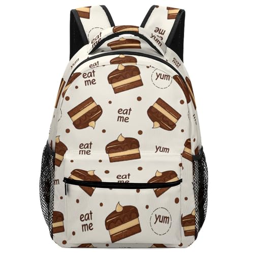Gâteau Miam Mange-Moi Dot Sacs D'École Unisexe Sac À Dos Confort Cartables Scolaires Pour Femme...
