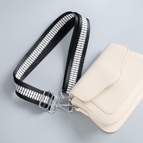 Image of chushui Silver Hardware Purse Strap,Replacement Crossbody Adjustable Shoulder Strap for Handbag Bag