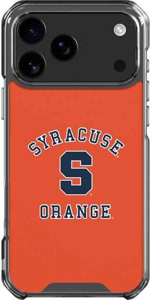 Skinit Clear Phone Case Compatible with iPhone 17 Pro Max - Officially Licensed Syracuse University Orange Syracuse Design