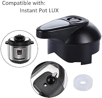 Wocst Steam Release Handle,Float Valve Replacement Parts with Anti-Block Shield For Instant Pot IP-LUX Mini,IP-LUX50,IP-LUX60 and IP-LUX80 (LUX)