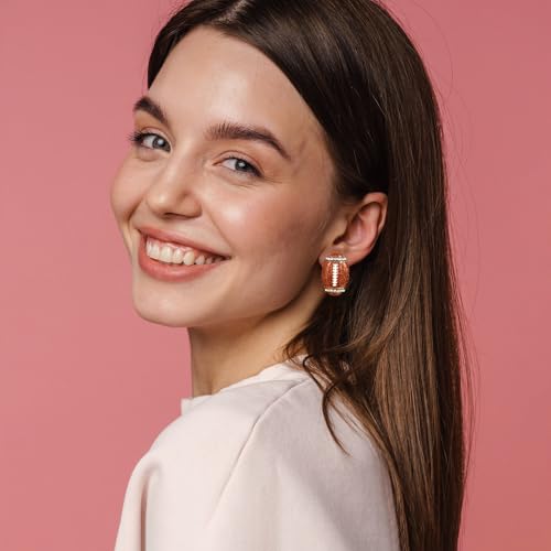 MUYAN Football Earrings for Women Rugby Earrings Fun Classic Sports Lover Jewelry2