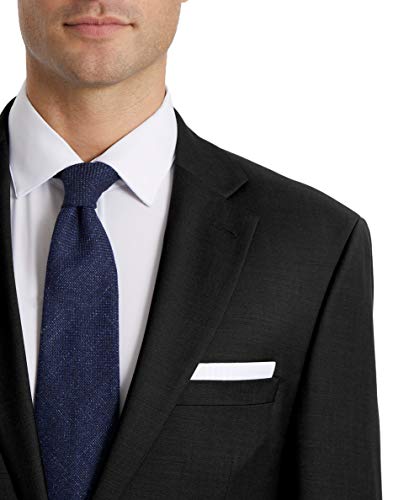 image for Calvin Klein Men's Slim Fit Suit Separates, Solid Black, 36 Regular