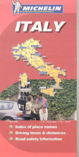 Michelin Map Italy 735 (Maps/Country (Michelin)) 2067123114 Book Cover
