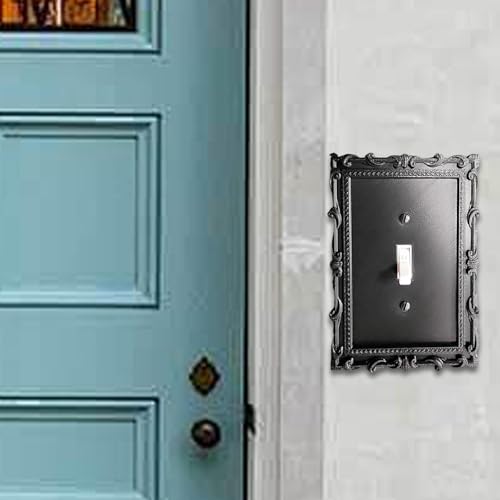 Placa embellecedora antigua para interruptor de luz y enchufe en cocina 5