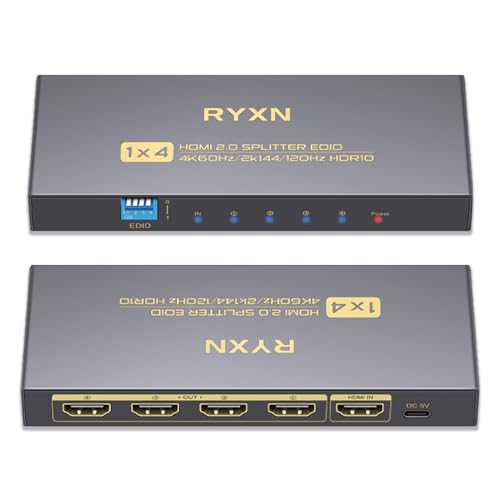 Divisor HDMI 4K para conectar tu PS5 o Xbox a cuatro pantallas