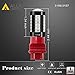 Alla Lighting 2800lm T25 Wedge 3156 3157 LED Bulbs, Red Brake Stop Tail Lights/Turn Signal Lights Lamps 3057 4057 4157 3457 3057KX 3157KX 4057KX P27/7W 3157LL Super Bright 5730 33-SMD Taillights