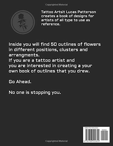 Tattoo Outlines: Flowers & Arrangements (Vol.)