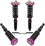 NOTUDE Coilovers Struts Suspension Shocks Springs Assembly Full Set Fit 2001-2003 for CL 2door Coupe 3.2L Coils Spring Over Shock Adjustable Height Lowering Kit (Purple, Set of 4)