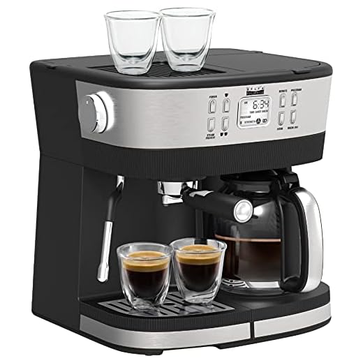 BELLA Combo 19-Bar Espresso & 10-Cup Drip