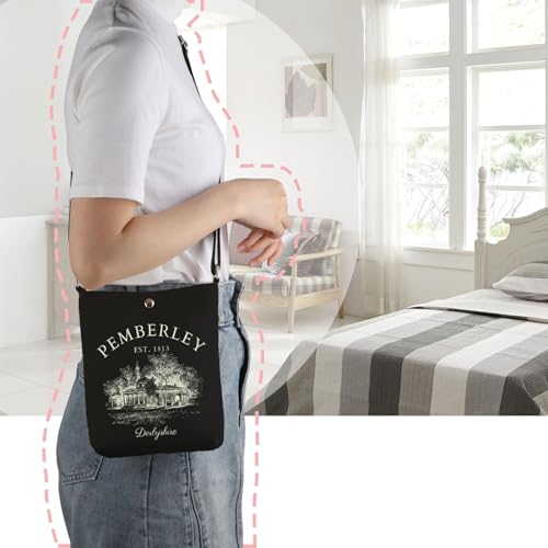 VAMSII Pride Inspired Crossbody Bag Pemberley Est.1813 Derbyshire Gift For Bookworm4