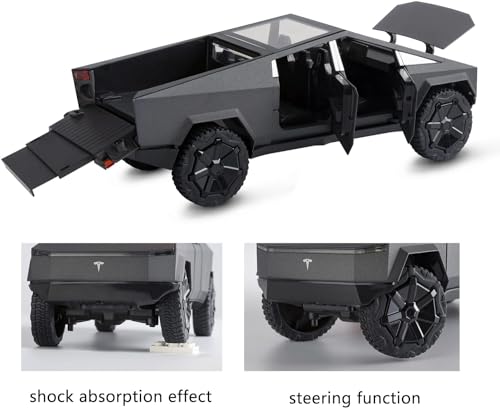 Image of Alloy Car Model Diecasts Metal Toy with Sound /Light /Pull-Back Off-Road Vehicles Car Model Collection Kids Toys Gift Multicolor Pack of 1 (CYBR-Grey)