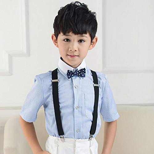 Image of BookMyCostume Trendy Black Formal Unisex Premium Suspenders Kids Fancy Dress Costume Accessory Kids