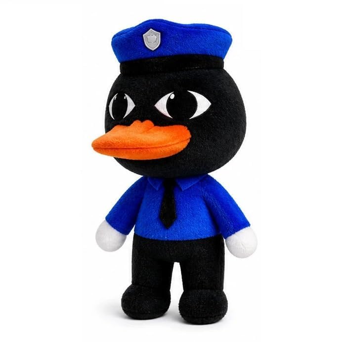 YIttings 2026 New Animal Hospital Plush, 10inch Cute Ratthew Plushies Toy for Horror Game Fans Gift, Birthday Christmas Choice for Kids Adults (Officer Duckman)
