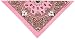 PetEdge Cotton/Polyester Paisley Dog Bandana, Floral