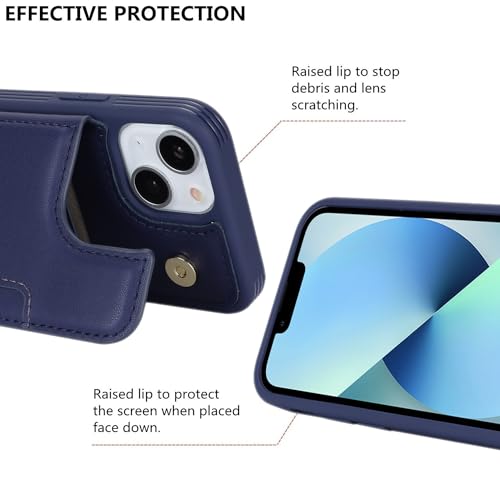 Coque iPhone 13 Mini en cuir synthétique de protection premium - 5