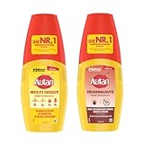 Autan Protection Plus Zeckenschutz Insektenschutz, Travel Essentials 100 ml + Autan Multi Insect Pumpspray, Multi-Insektenschutz vor Mücken, Travel Essentials 100 ml)