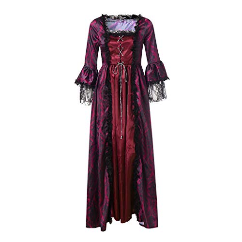 Easong Women's Prom Gothic Victorian Fancy Palace Masquerade Dresses Wine steampunk buy now online Easong Women's Prom Gothic Victorian Fancy Palace Masquerade Dresses Wine steampunk buy now online
