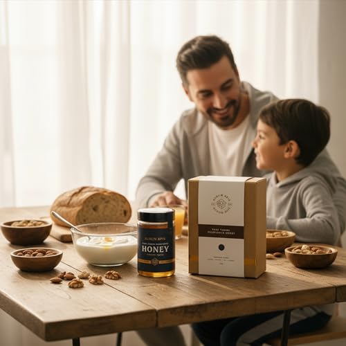Miel de flores silvestres cruda Aurum Apis 330g miniatura 3