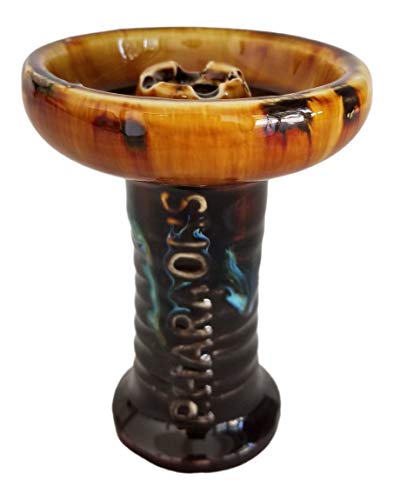 Pharaoh's Ella Ceramic Funnel Hookah Bowl (Fog)