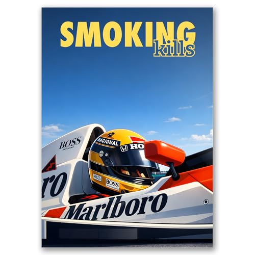 SALVADERO Affiche automobile iconique & lifestyle – Tirage haute qualité – Décoration murale (Racing, 70L x 50l cm, Sans cadre)