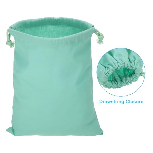PATIKIL Reusable Drawstring Bags, 10x12.6 Inch 3 Pack Multipurpose Cotton Dust Bags, Luggage Organizer - Image 4