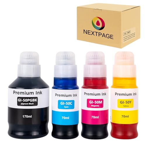 Encre compatible Canon GI 50 pour remplacer vos flacons vides sans tacher vos documents