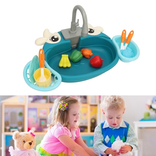 Évier interactif pour enfants avec eau en circulation dans la cuisine - 3