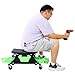 XTevu Creeper Seat, Rolling Mechanic Stool Shop Seat with Wheels, 300 lb Plastic Detailing Seat, Removable Tool Trays and Drawer, for Garage Car Detailing Repair
