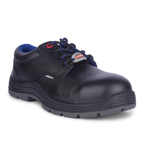 Image of Liberty Freedom SURKSHA2CJ Black Safety Lacing Oxford Shoes for Men - 10