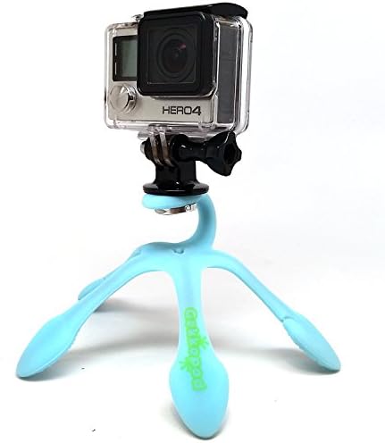 Gekkopod GoPro & Smartphone Mount - Portable and Extremely Flexible Mount That can be Set, Wrapped, Hung, Clung and Submerged Practically Anywhere - 2 adapters, one for GoPro and one for Smartphones