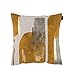 Funda DE COJIN Print 20 DE ANTILO DE 45X45 CM. (Mostaza)