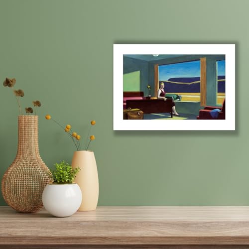Affiche Western Motel Edward Hopper finition mate premium Spiffing Prints - 3