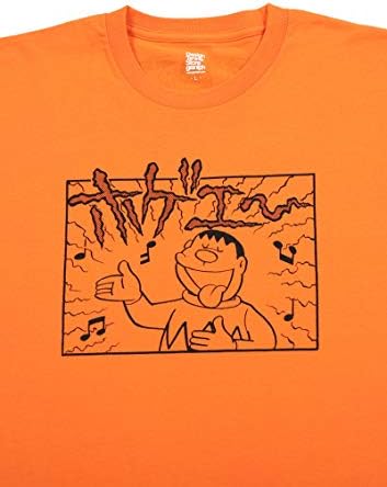 Amazon グラニフ Graniph ドラえもん Tシャツ ジャイアン ホゲェー ドラえもん オレンジ メンズ レディース S G100 G107 Tシャツ カットソー 通販