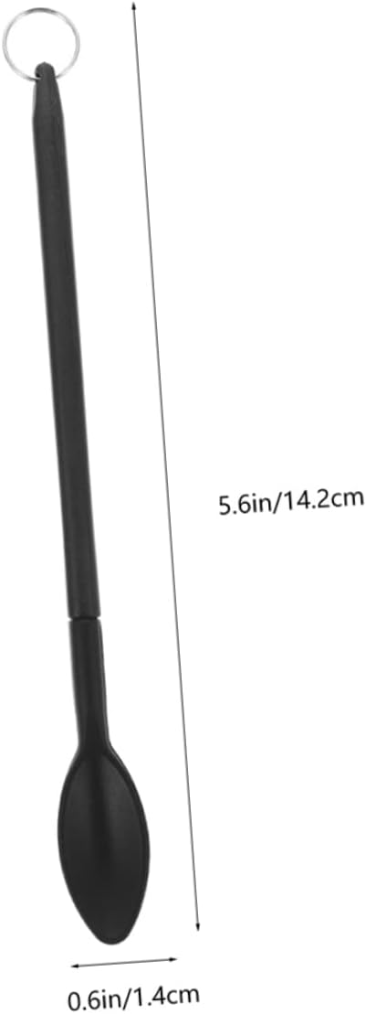 3 Sets Silicone Spatula Spoon with Extendable Handle for Scraping image 2