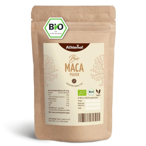 Maca Pulver BIO | 500g | 100% reines Macapulver aus Peru | vom-Achterhof