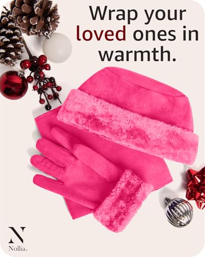 Image of boxed-gifts Women's Warm Fleece Winter - Women's Hat and Glove Set + Hats Gloves Scarves for Women