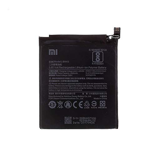 BEST2MOVIL BATERIA Interna BN43 4100 mAh Compatible con XIAOMI REDMI Note 4X