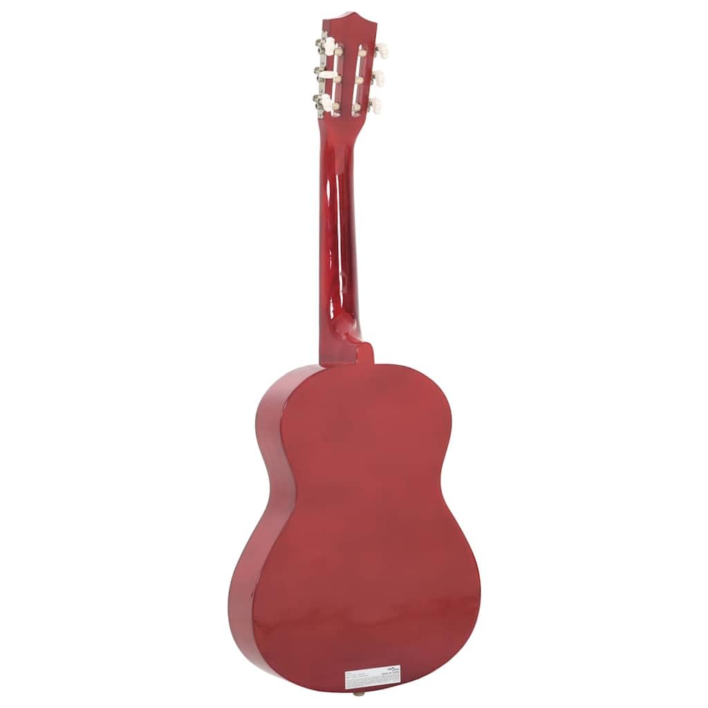 Klassische Gitarre 1/2 Kindergitarre 34 Zoll Konzertgitarre für Anfänger aus Lindenholz